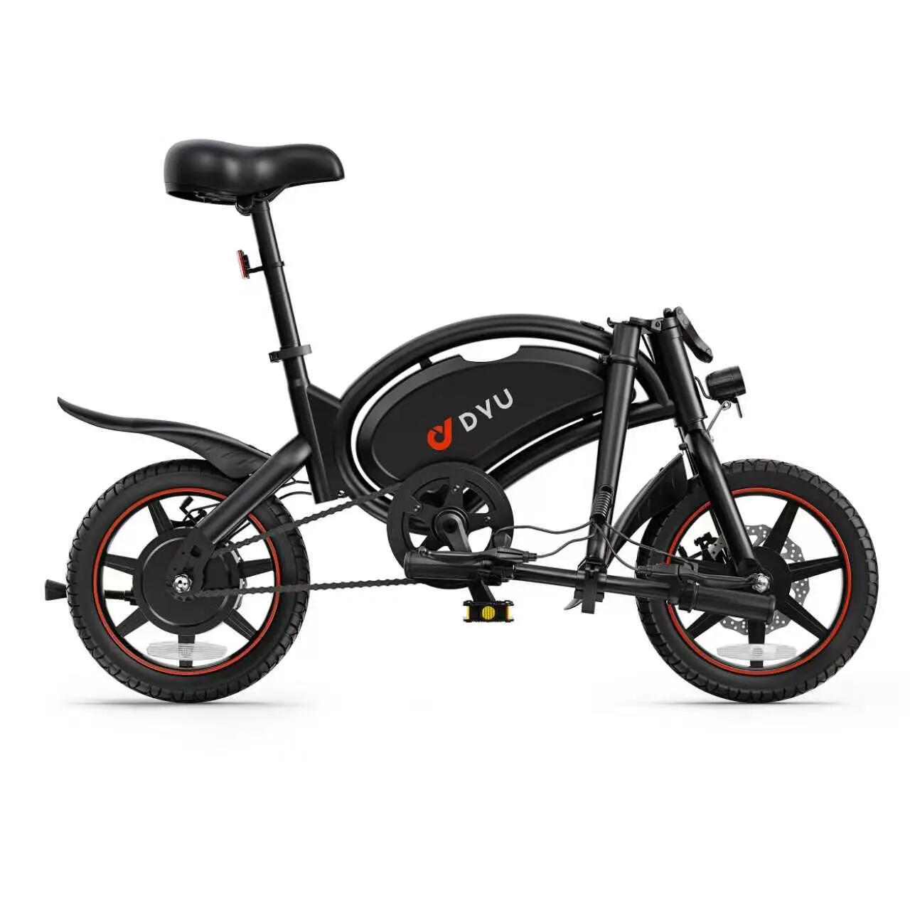 No-Throttle Adult City Commuter E-Bike DYU D3S 25km/h 2/14