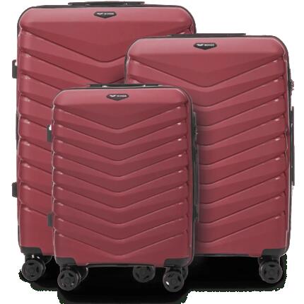 Valise moyenne Wings PHOENIX 2.0 polypropylène 24" BORDEAUX