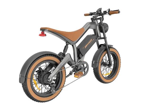 Bicicleta Eléctrica DYU M20, Batería Extraíble 48V 18.2Ah, Neumáticos 20*4.0PL 3/7
