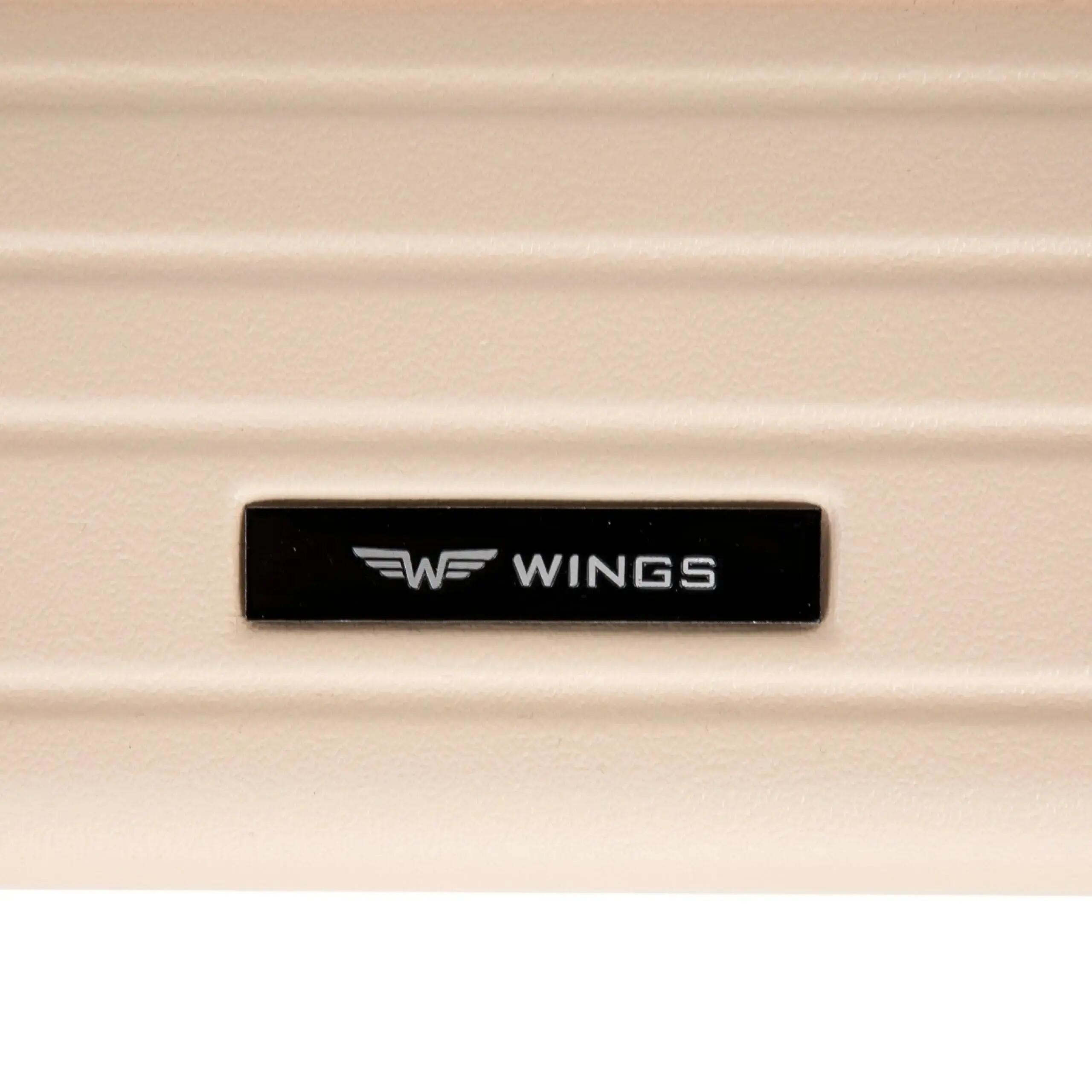 Valise cabine Wings ABS+ 20" personnalisée BLANC SALE CIAO 5/8