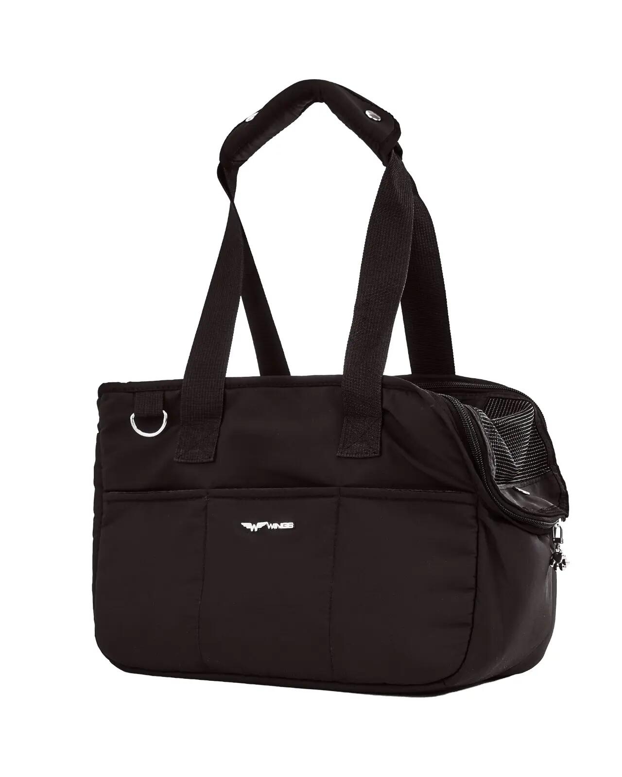 Transporteur pour animaux WINGS avec poignée pour valise NOIR 3/9
