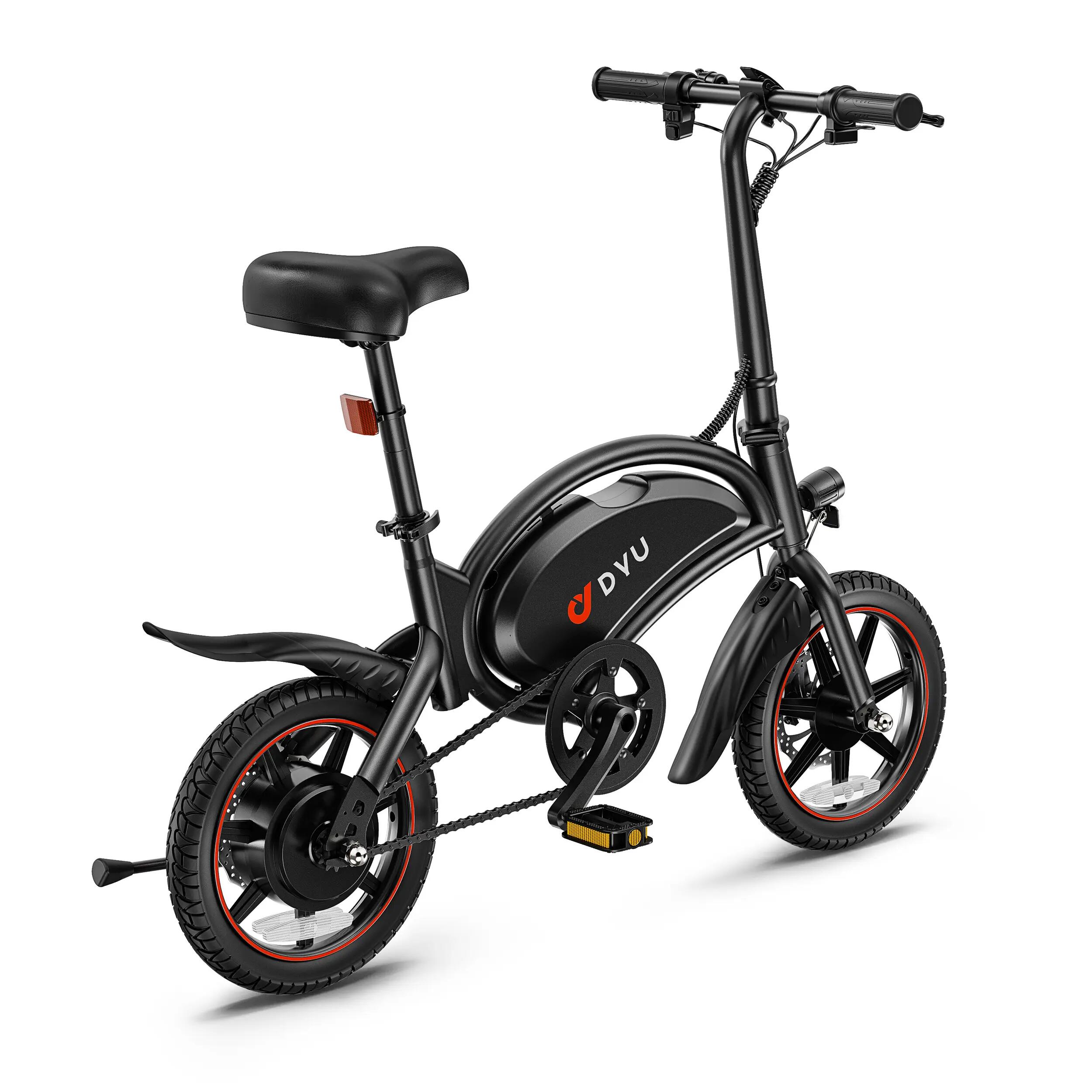 Bicicletta a pedalata assistita per adulti D3F, pneumatici 14", batteria 36V10Ah 3/15