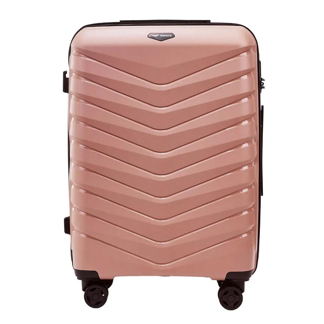 Valise moyenne Wings PHOENIX 2.0 polypropylène 24" OR ROSE 2/10