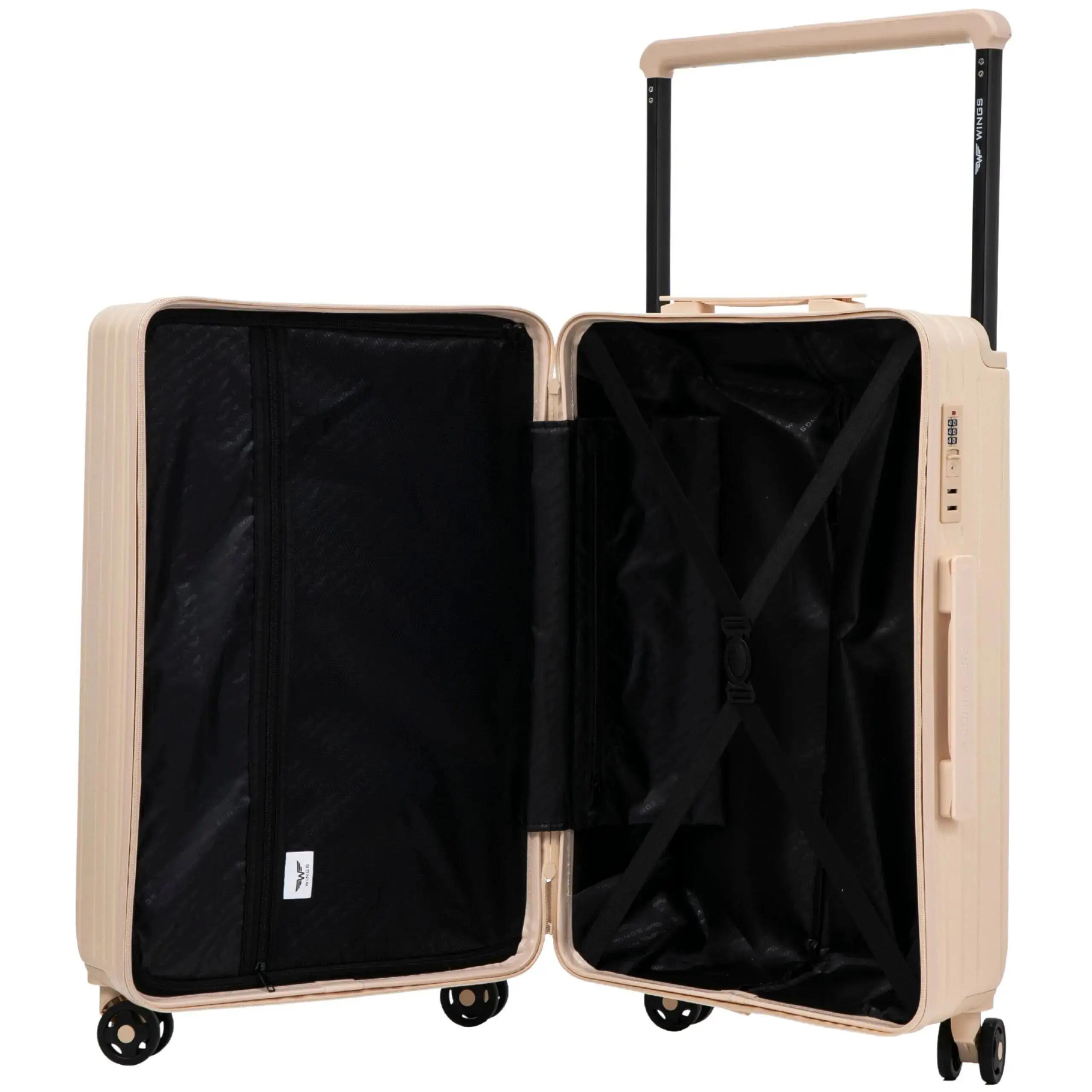 Valise cabine Wings ABS+ 20" personnalisée BLANC SALE CIAO 2/8