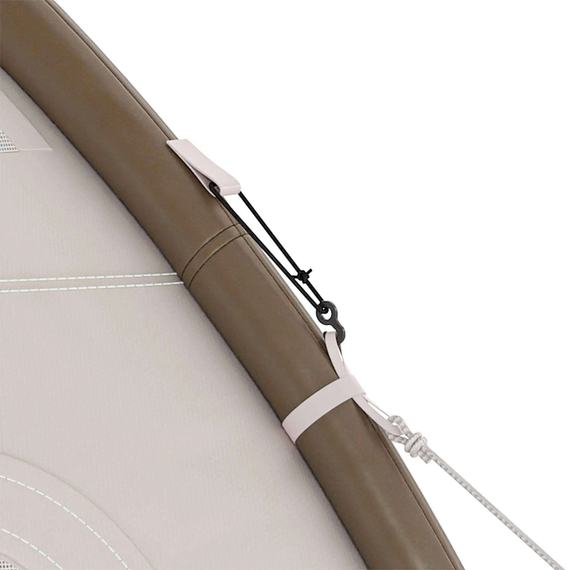 Tenda insuflável 220x220x200 cm creme Outsunny 4/11