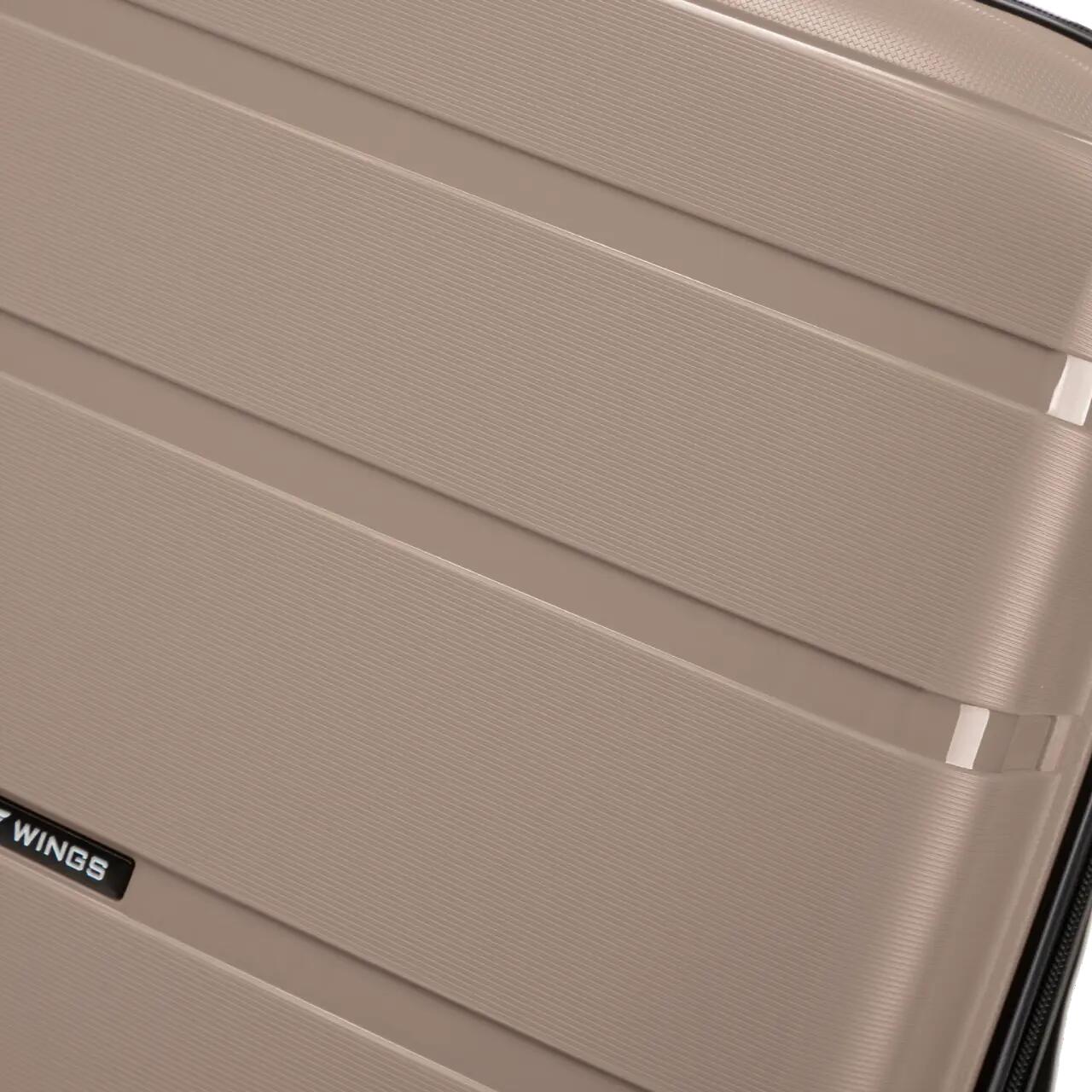 Valise cabine Wings HAWFINCH 3.0 polypropylène 20" CHAMPAGNE 8/10