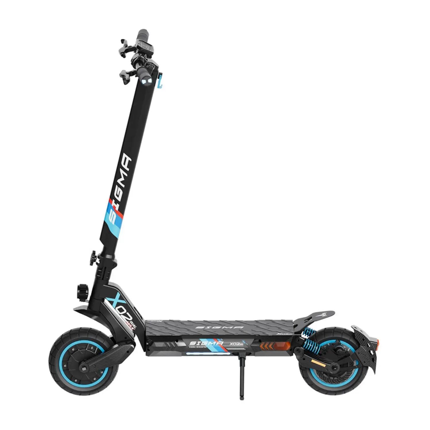 SIGMA X02 Trotinete Elétrica 2x1000W 48V18Ah 10" Preto 2/5