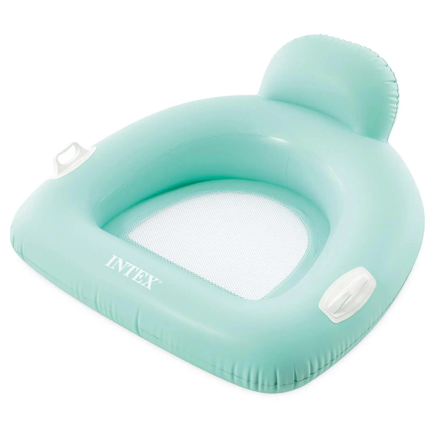 Fotel materac dmuchany Intex 56801 do pływania miętowy Lounge plażowy 1/5