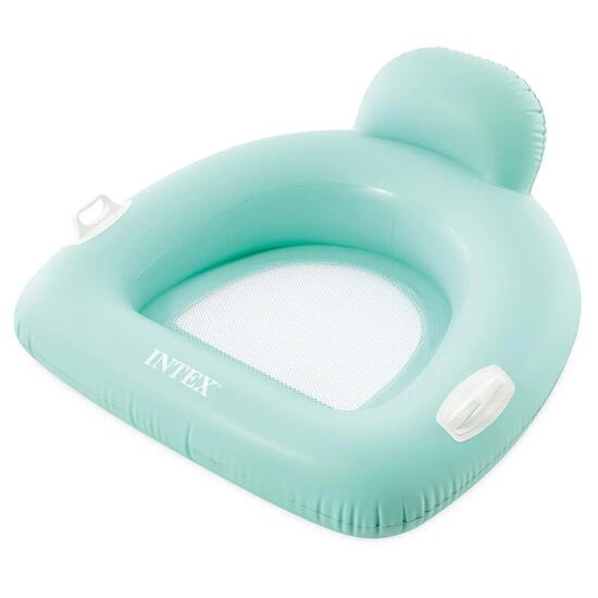 Fotel materac dmuchany Intex 56801 do pływania miętowy Lounge plażowy