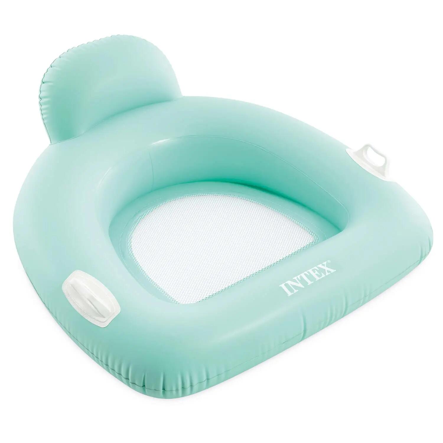 Fotel materac dmuchany Intex 56801 do pływania miętowy Lounge plażowy 3/5
