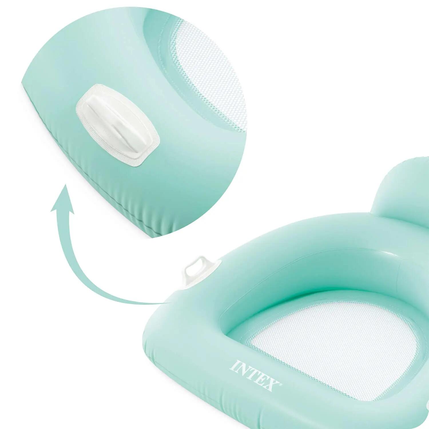 Fotel materac dmuchany Intex 56801 do pływania miętowy Lounge plażowy 2/5