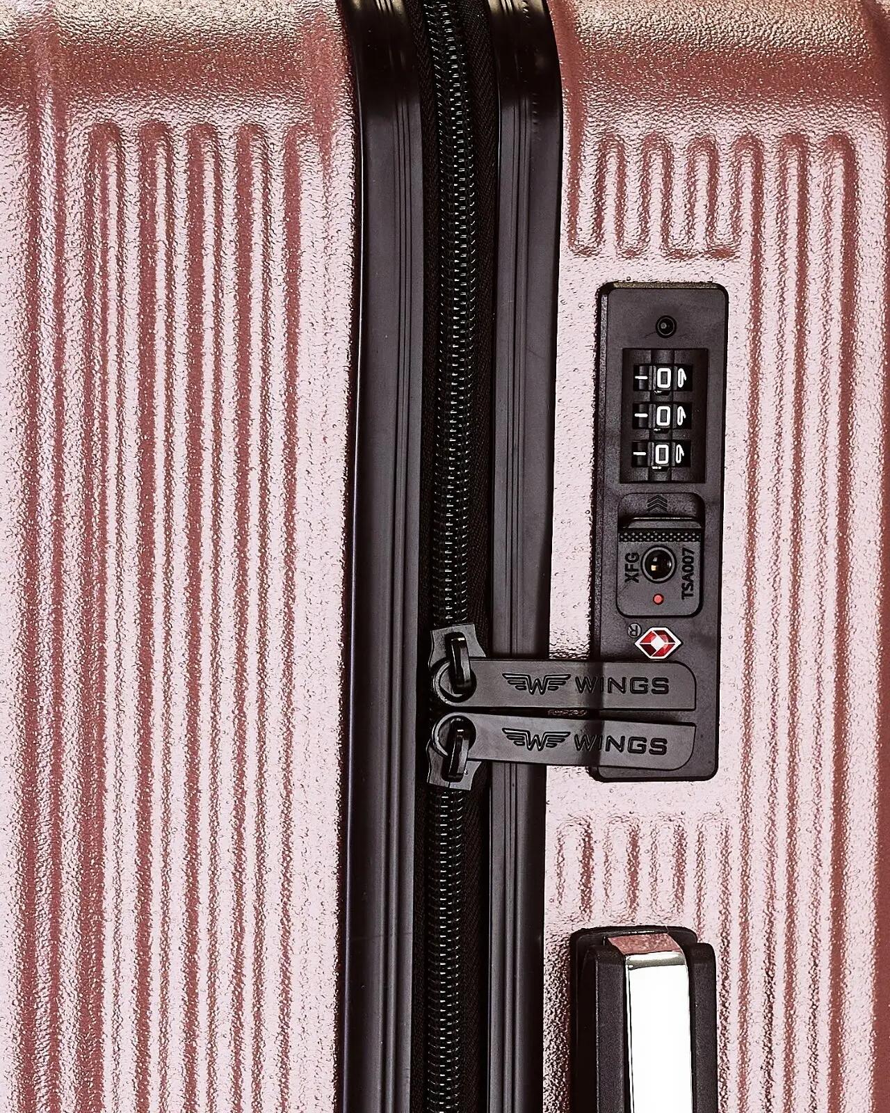 Valise cabine Wings PC African Eagle 2.0 20" ROSE 6/10