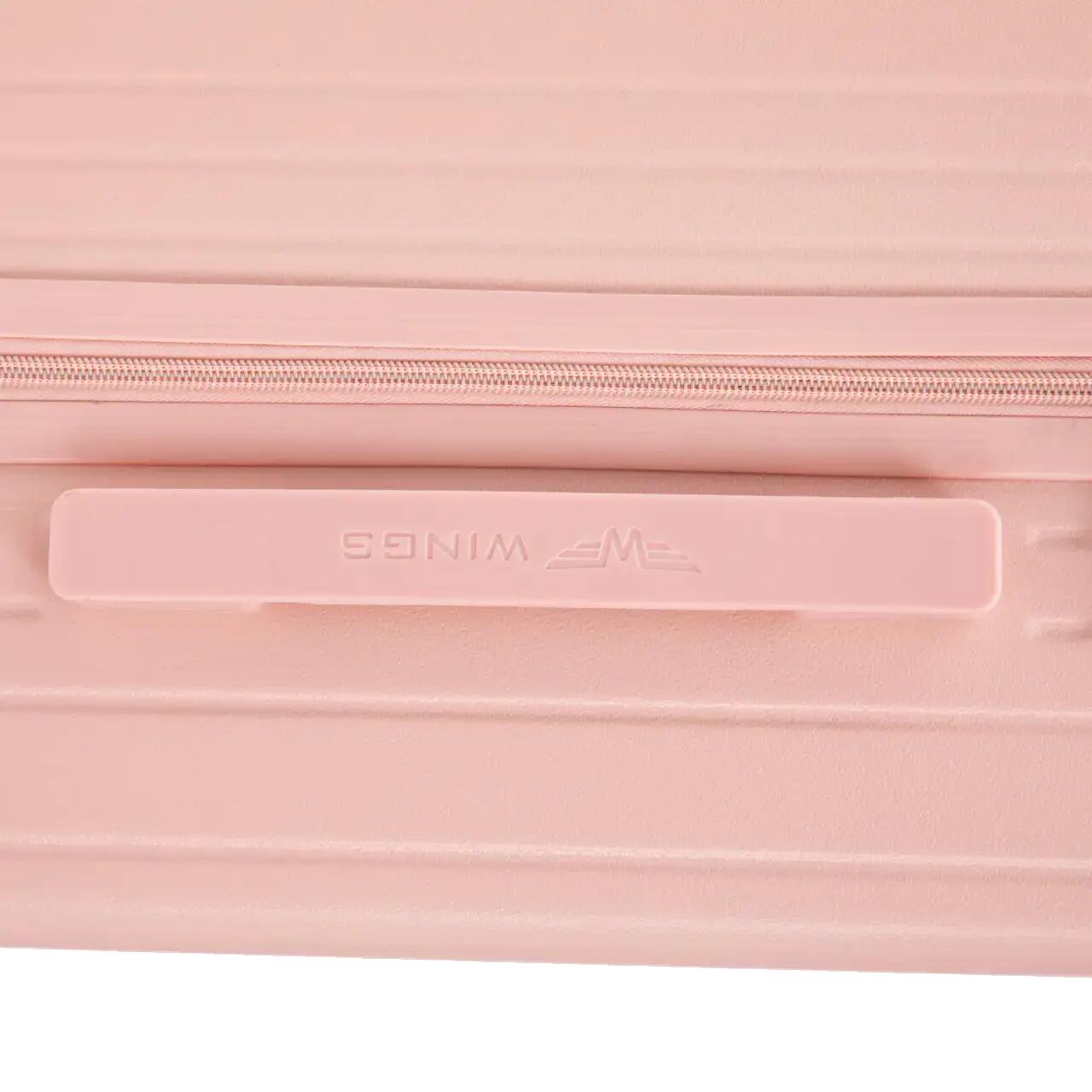 Valise cabine Wings BUNTING ABS+ 20" ROSE DOUX 9/10