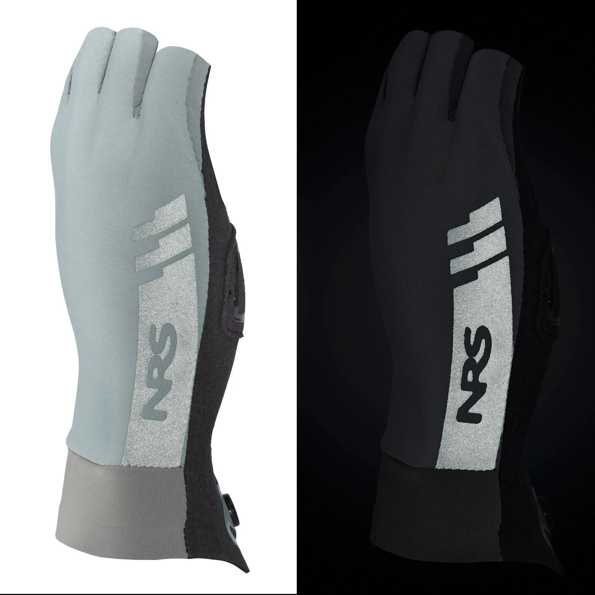 Gants - Canoë-kayak - Femme - Paume Amara, doigts ouverts - Noir 4/4