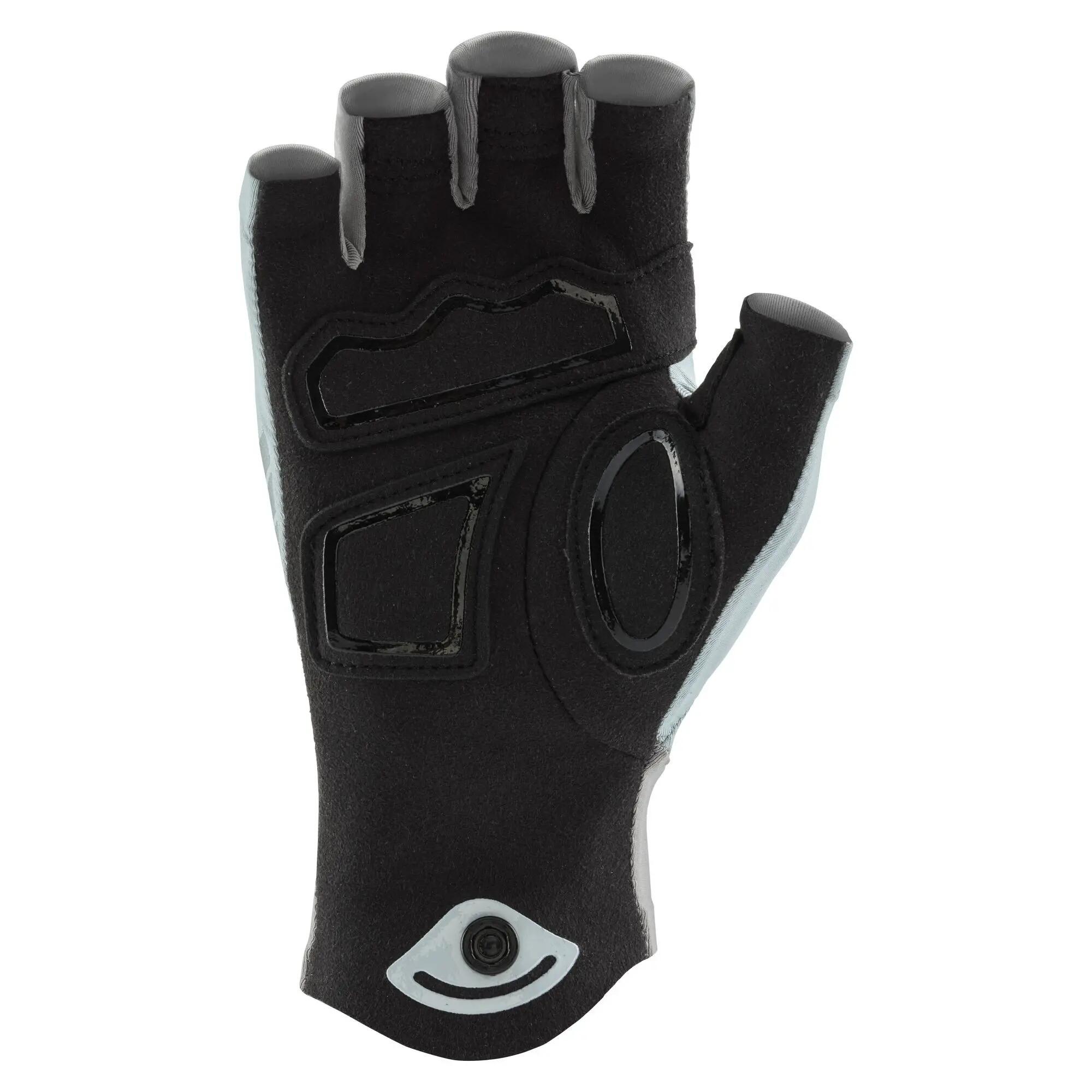 Gants - Canoë-kayak - Femme - Paume Amara, doigts ouverts - Noir 3/4