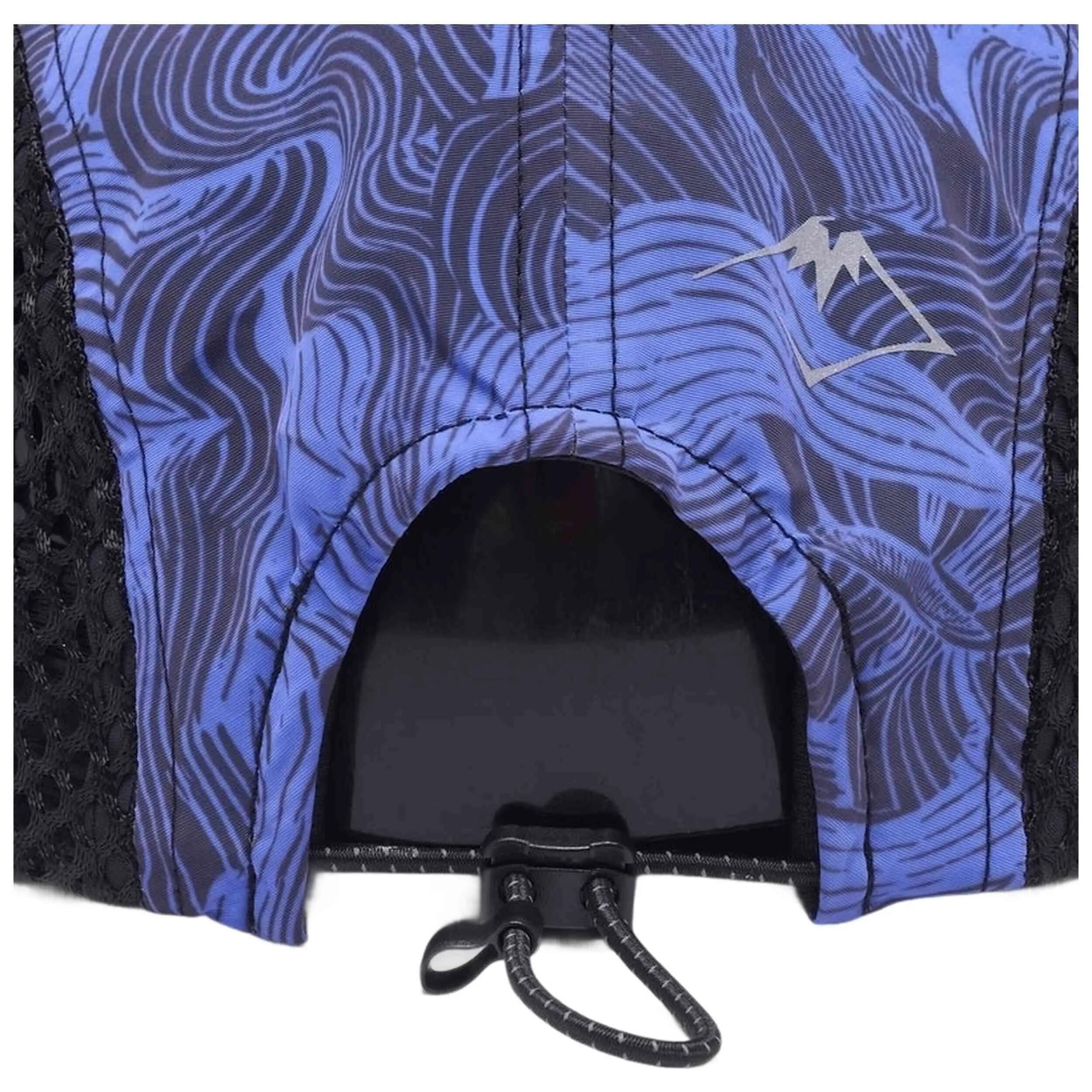 Berretto Asics modello Gorra ASICS Fujitrail Graphic azul negro per unisex 5/5