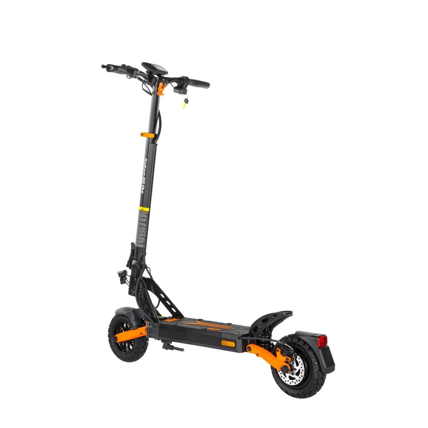 Patinete elétrico KuKirin G2 Pro ABE 600W 48V15.6Ah dobrável - Preto/Laranja 4/5