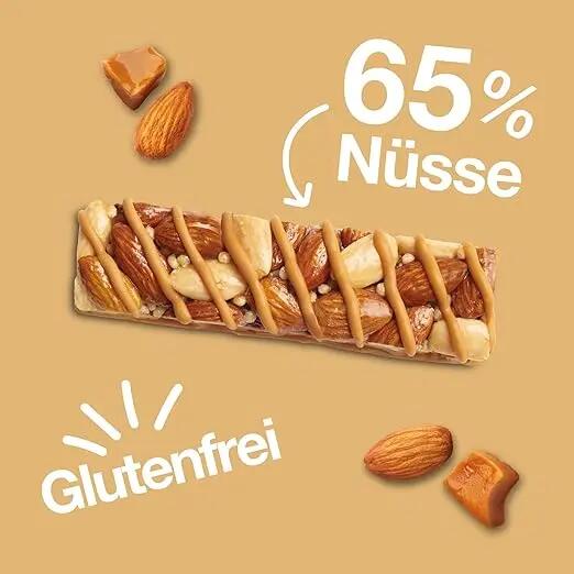 BE-KIND Caramel Almond & SeaSalt 12x40g - Nussriegel für unterwegs & Training 4/5