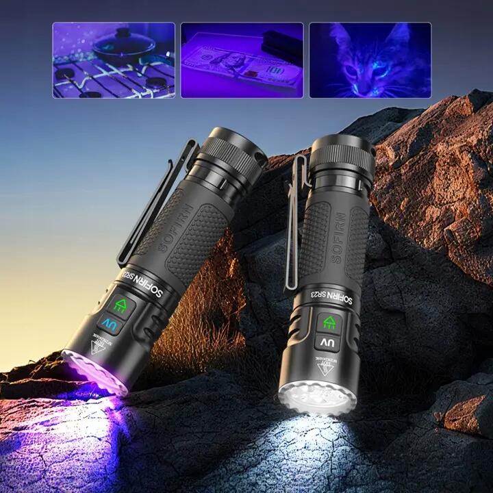 Latarka EDC Sofirn SR23 akumulatorowa UV 3300 lm 7/7
