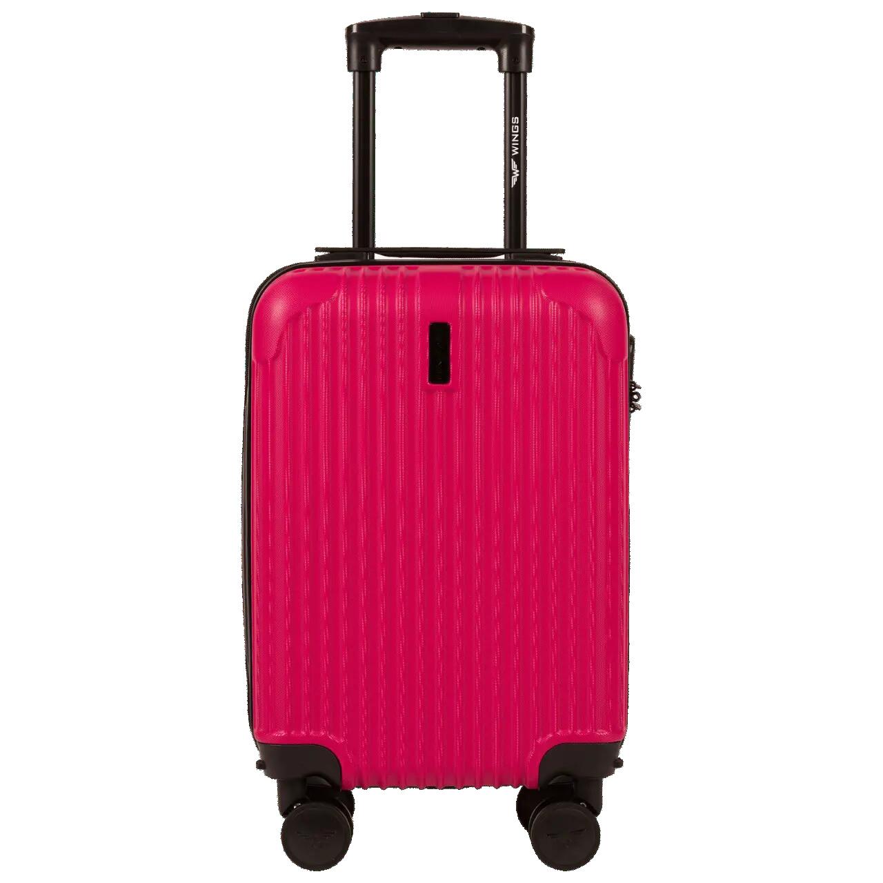 PETITE VALISE CABINE WINGS EGRET 18" ROSE ROUGE 2/10