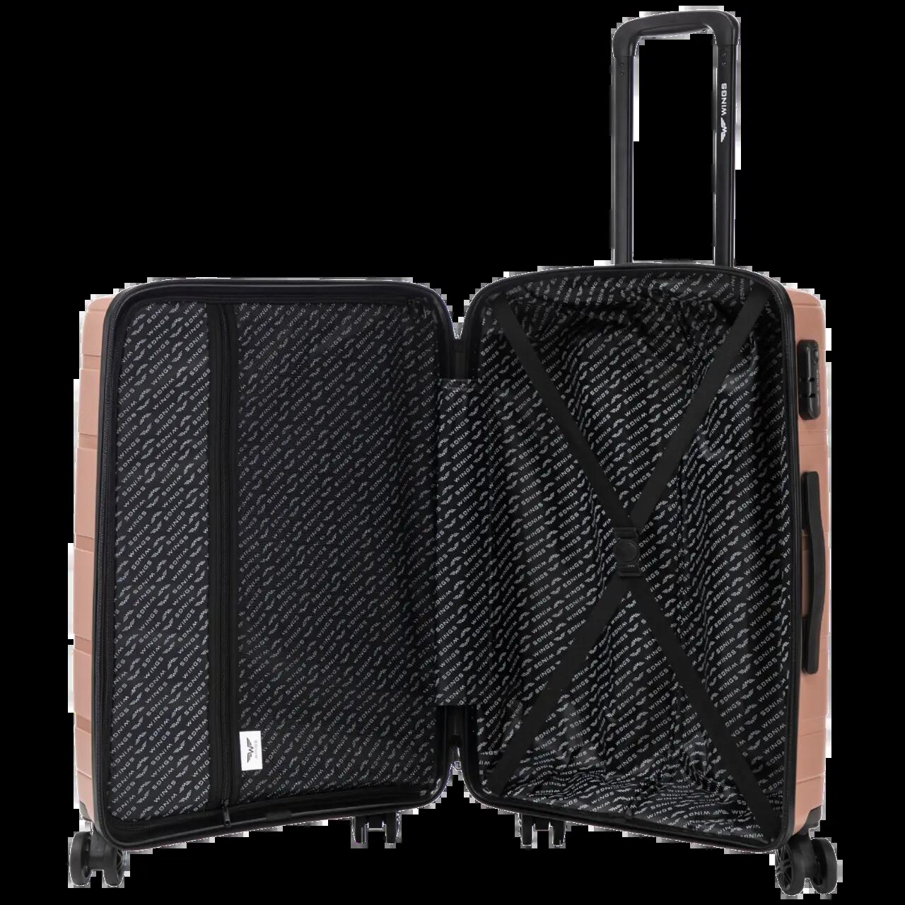 WINGS HAWFINCH 3.0 handbagagekoffer van polypropyleen  20" R. GOLD 5/10