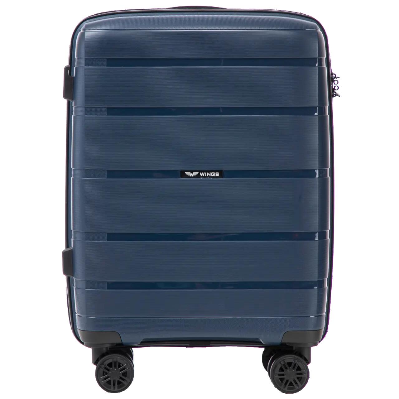 Valise cabine Wings HAWFINCH 3.0 polypropylène 20" BLEU 2/10