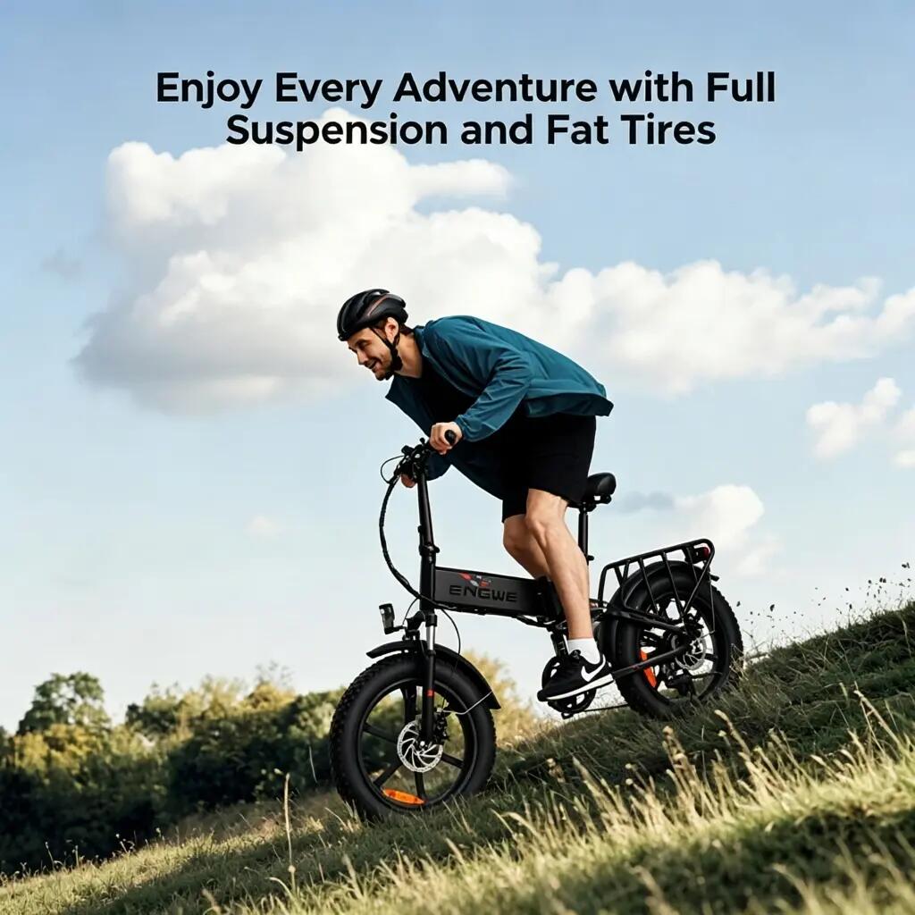 Elektrische fiets ENGWE ENGINE X, 250W, 48V 13,Ah accu, 20×4,0" E-bike 6/7