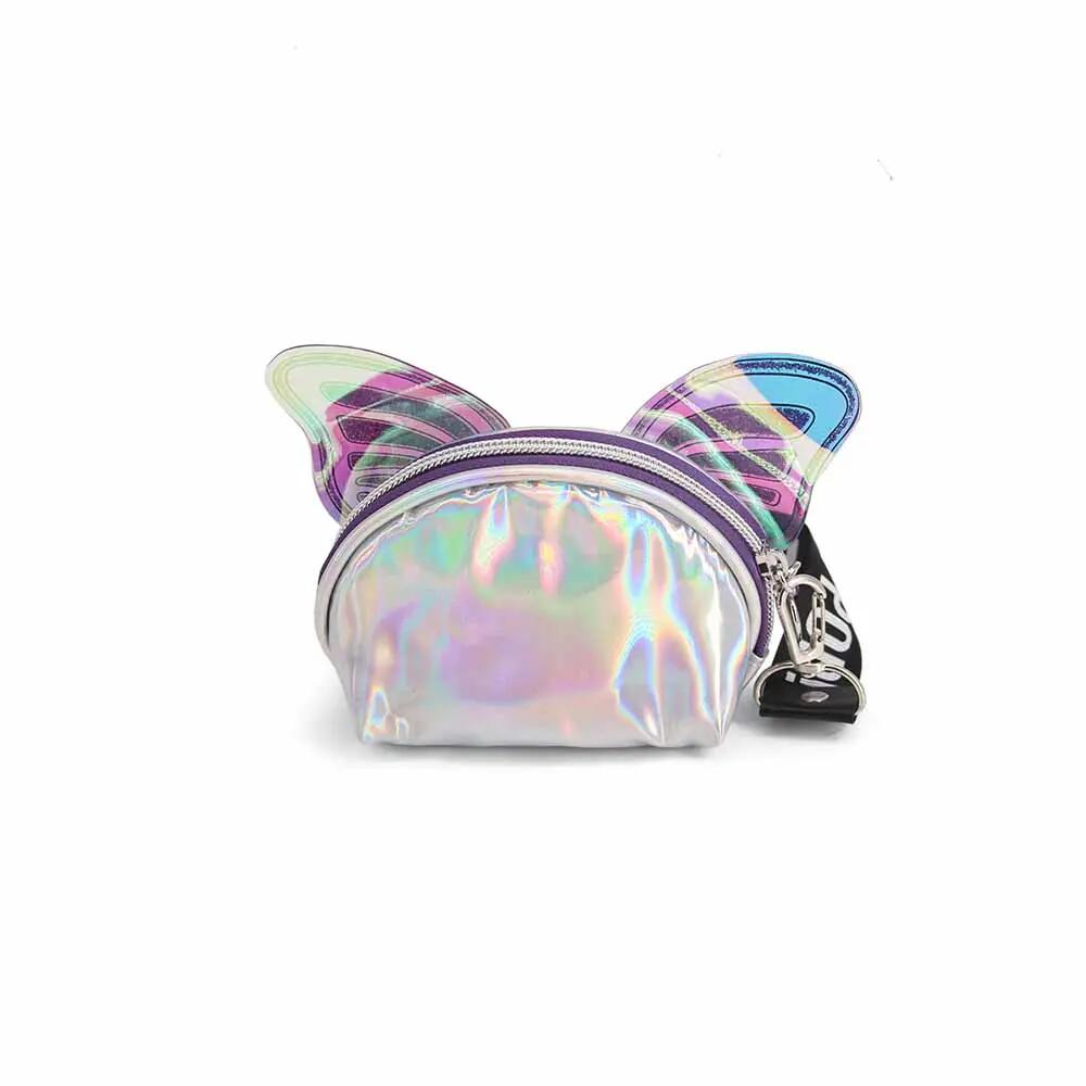 Oh My Pop Wings Monedero Oval, Plateado 3/3