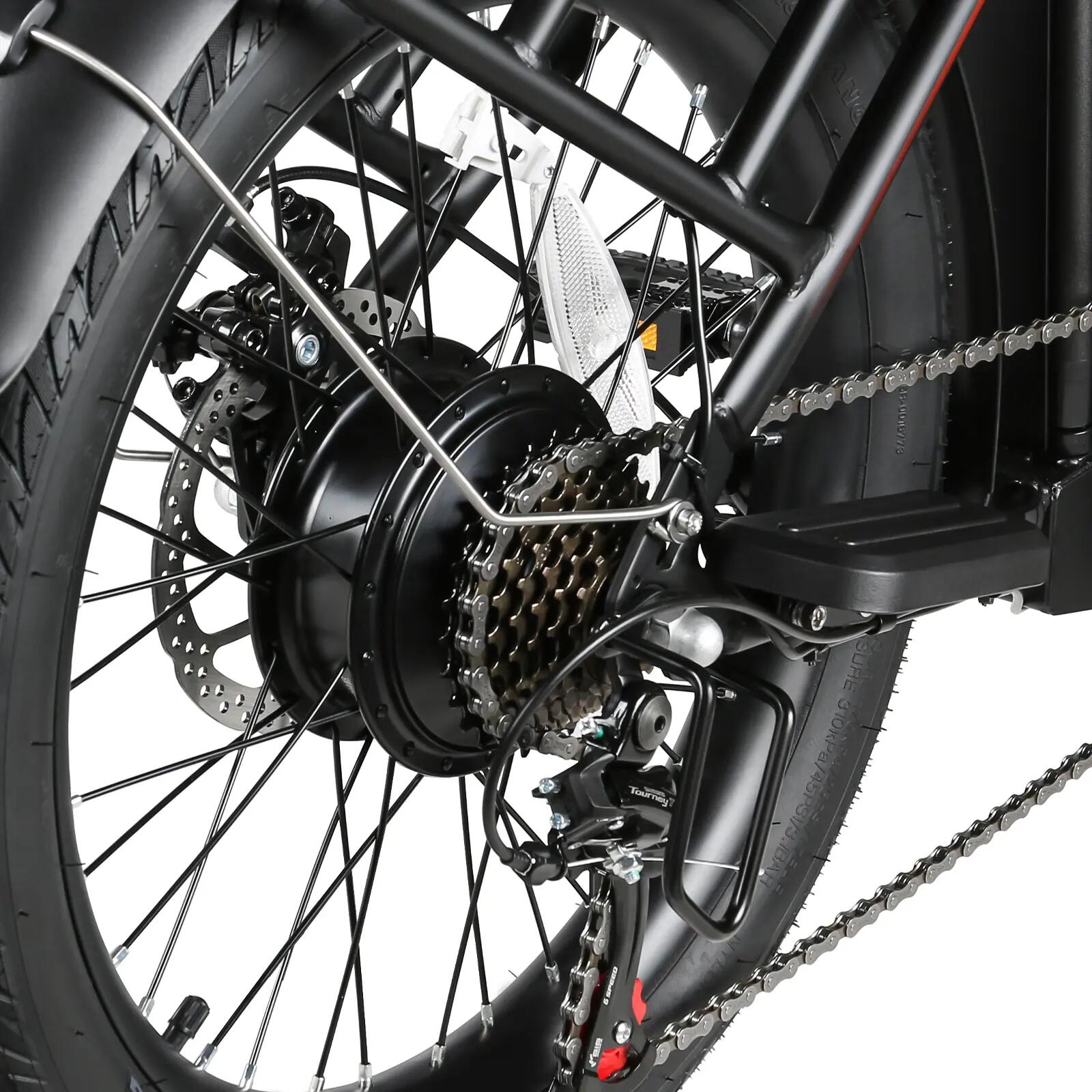 Opvouwbare e-bike Samebike CY20 PRO 20×3.0 inch banden 9/9