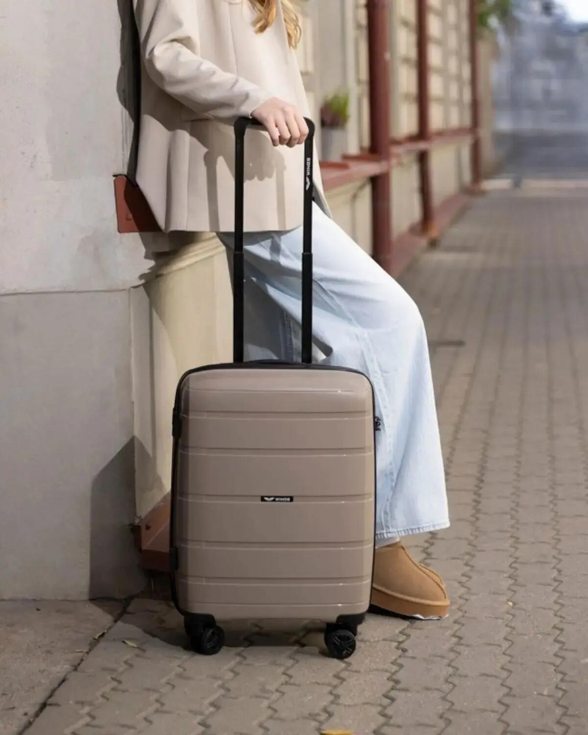 Valise cabine Wings HAWFINCH 3.0 polypropylène 20" CHAMPAGNE 2/10