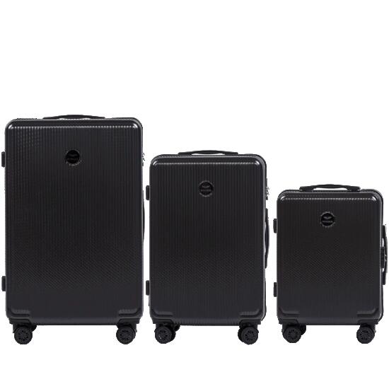 Ensemble de 3 valises Wings PC African Eagle GRIS FONCÉ
