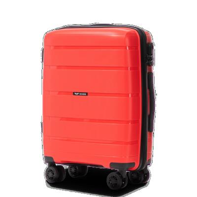 Koffer - reizen - unisex - polypropyleen, 4 dubbele wielen - hawfinch 3.0 - rood
