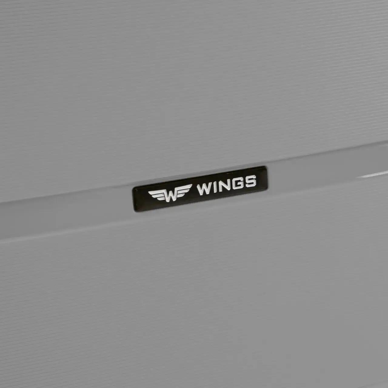 Valise moyenne Wings HAWFINCH 3.0 polypropylène 24" gris foncé 7/10
