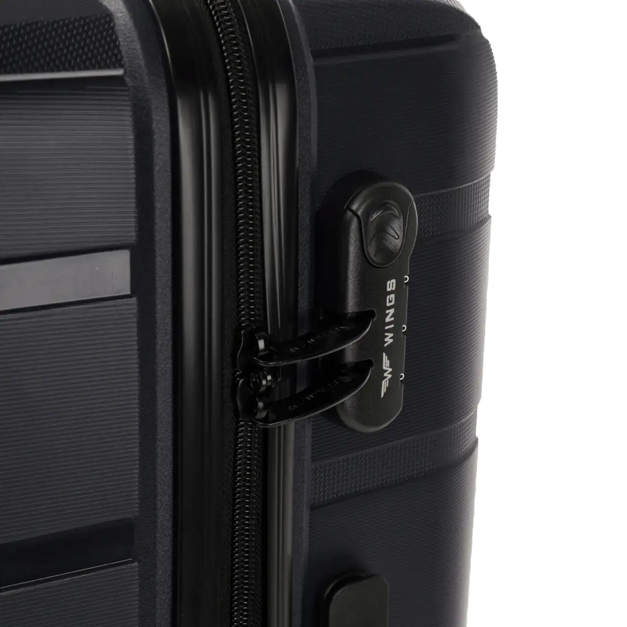 Valise moyenne Wings HAWFINCH 3.0 polypropylène 24" NOIR 4/10