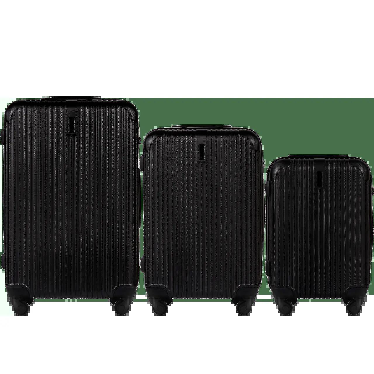 ENSEMBLE DE 3 VALISES WINGS EGRET 2.0 NOIR 2/7