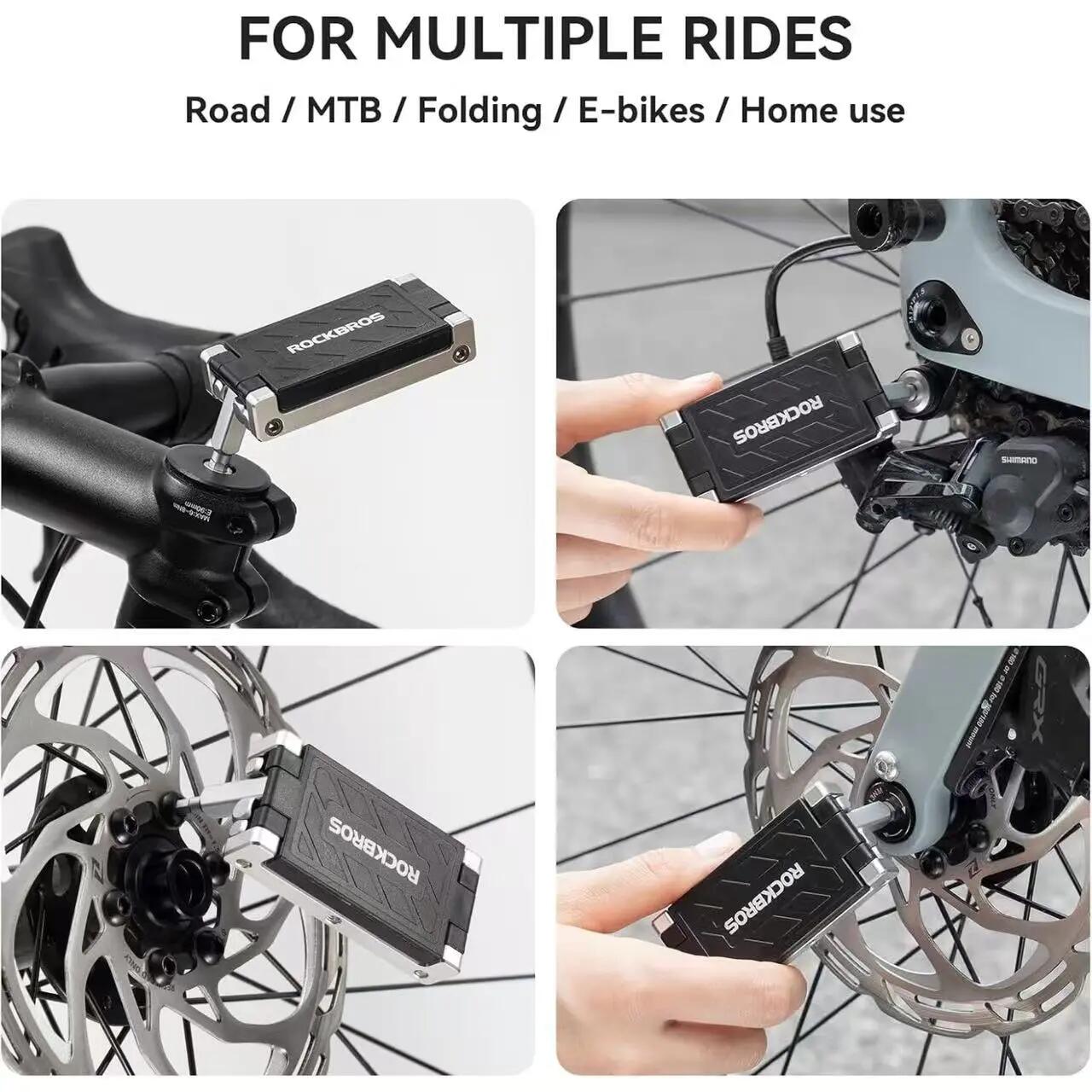 10-in-1 Fahrrad-Multitool mit Reifenreparatur-Set 7/7