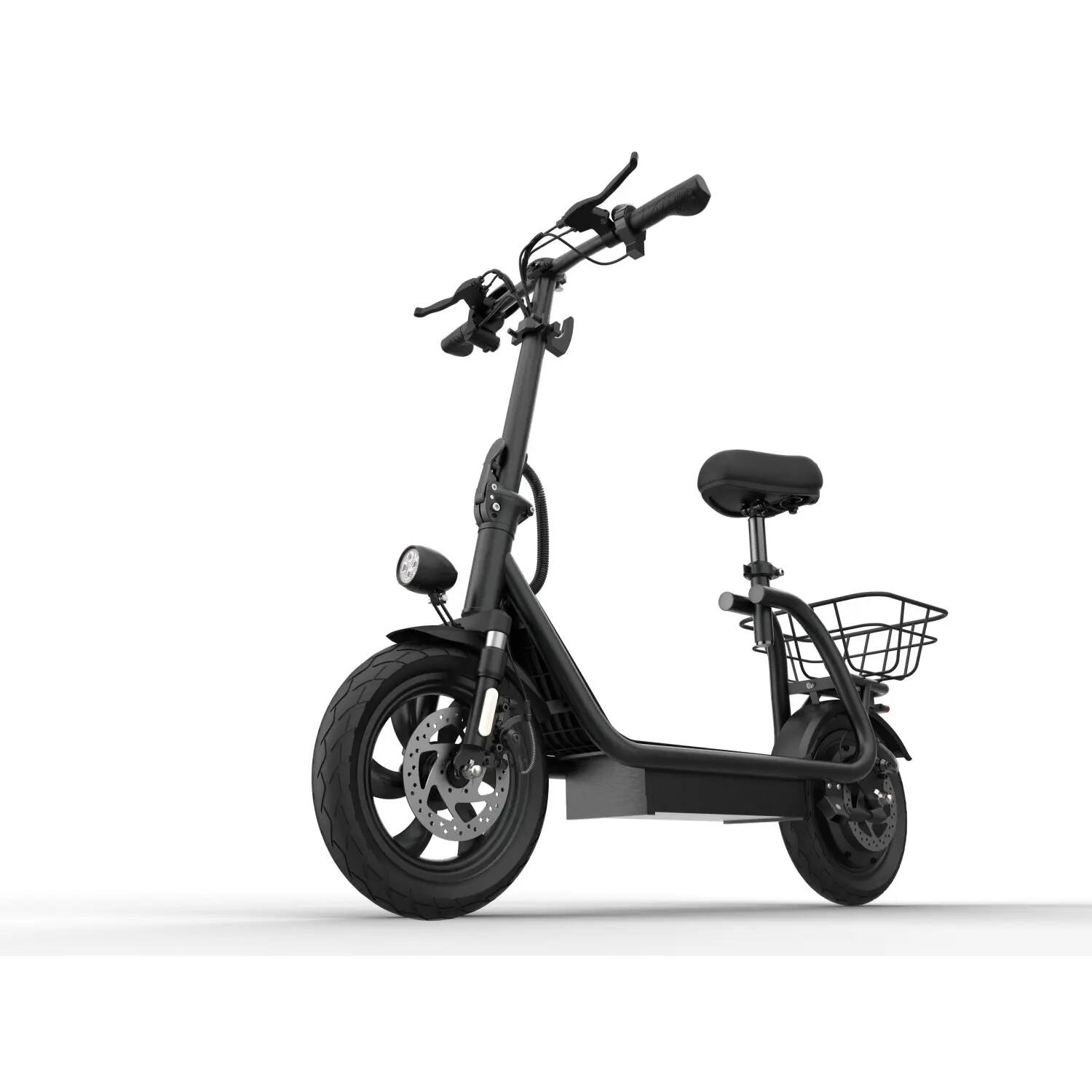 Trotinete elétrica NANROBOT M5 500W 48V7,8Ah 12" Cor Preto 4/5