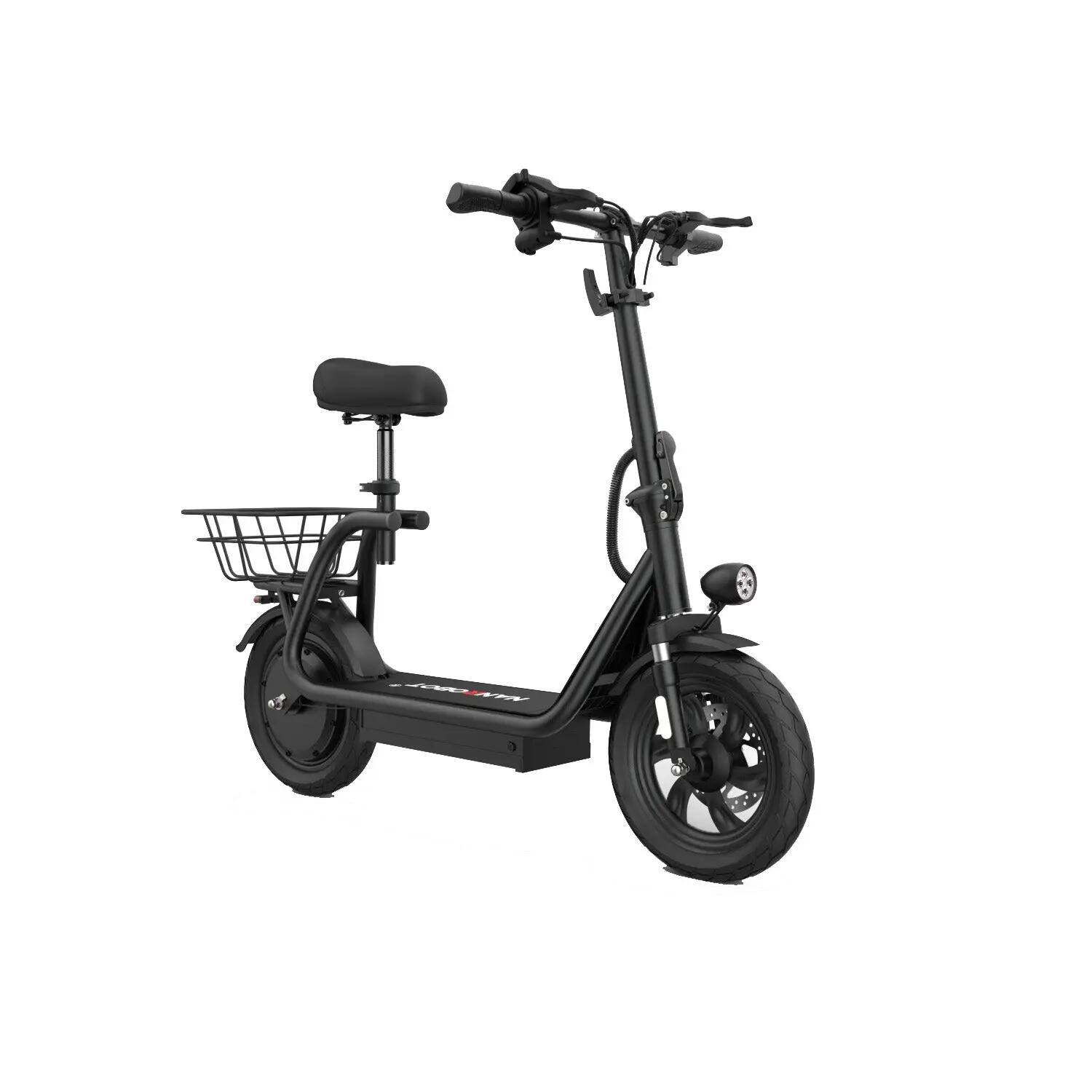 Trotinete elétrica NANROBOT M5 500W 48V7,8Ah 12" Cor Preto 2/5