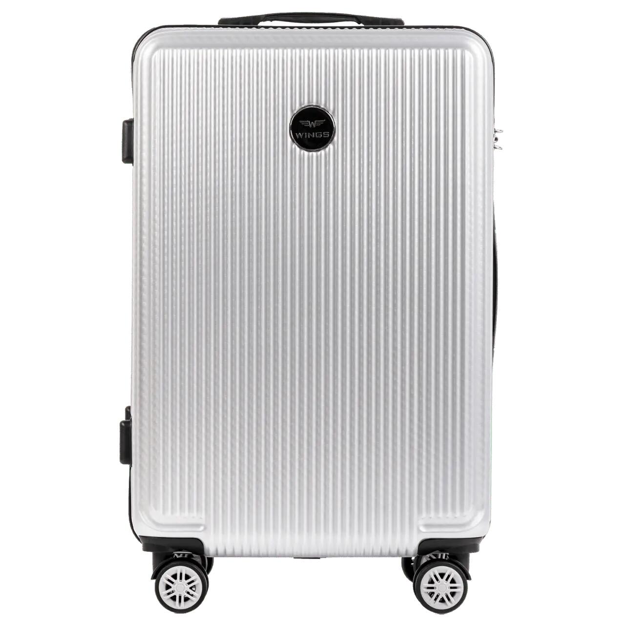 Valise moyenne Wings PC African Eagle 24" ARGENT 2/10