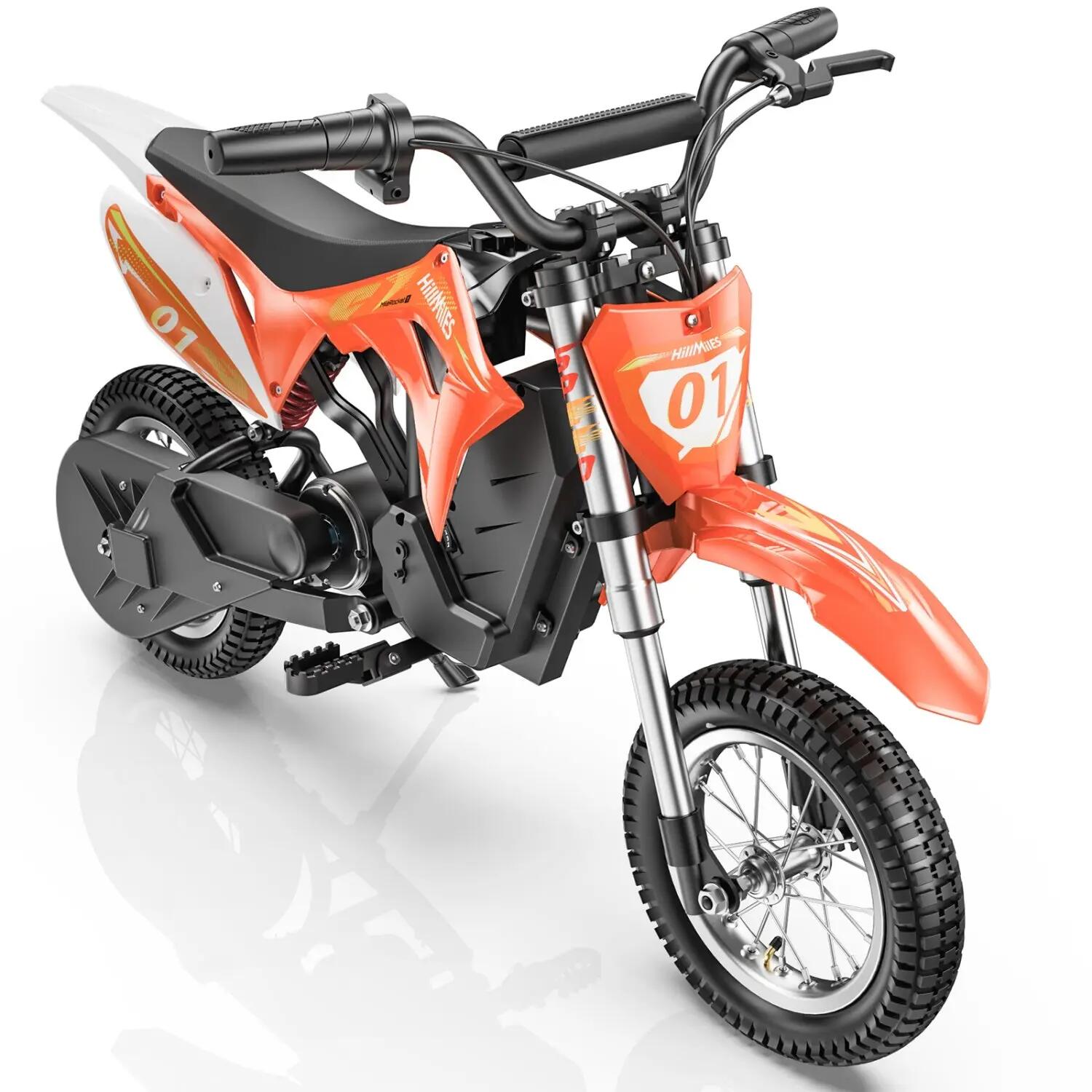 Moto eléctrica niños HillMiles MileRocket 1 250W 36V4Ah 60Nm naranja 4/5
