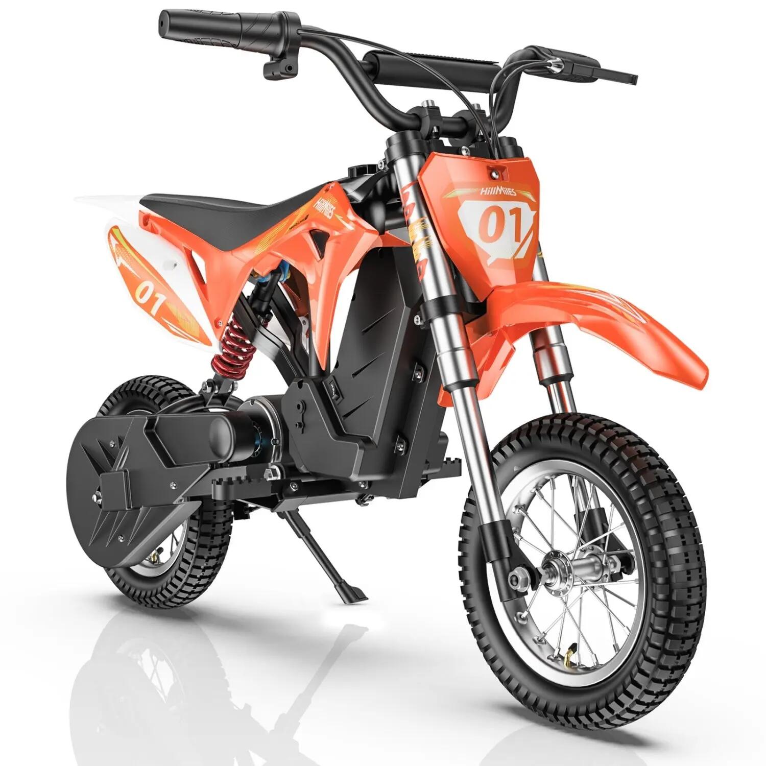 Moto eléctrica niños HillMiles MileRocket 1 250W 36V4Ah 60Nm naranja 3/5