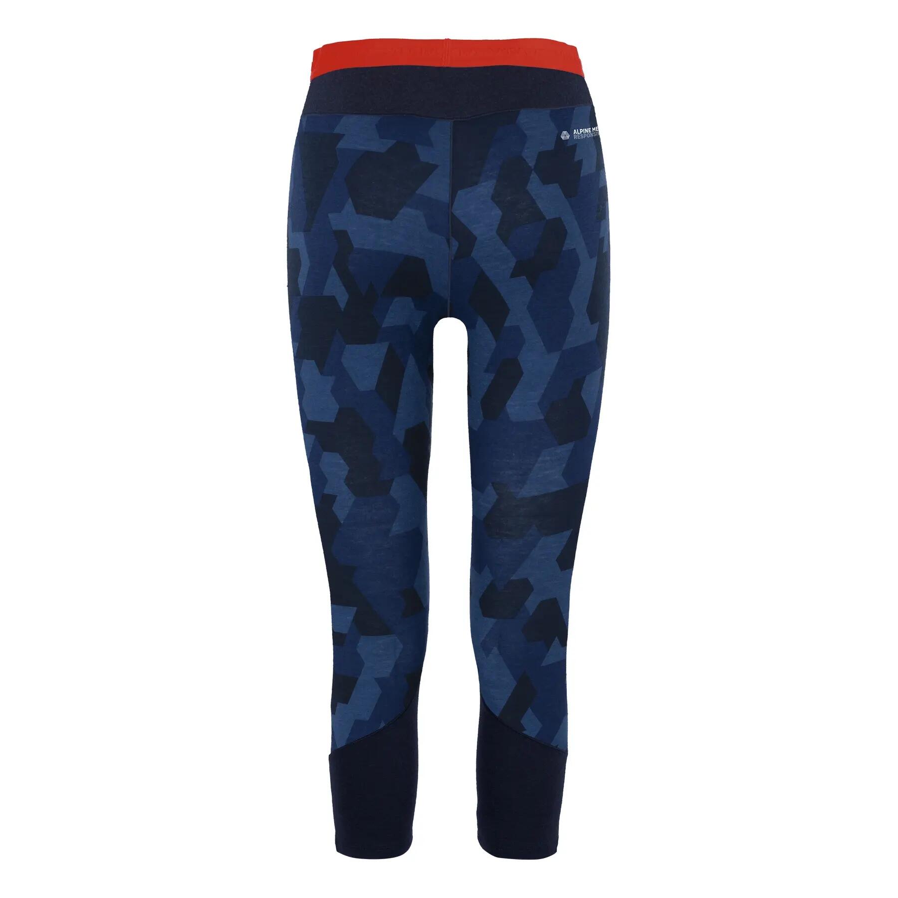 Calça comprida feminina Salewa CRISTALLO WARM 3/4 azul marinho r S 2/2