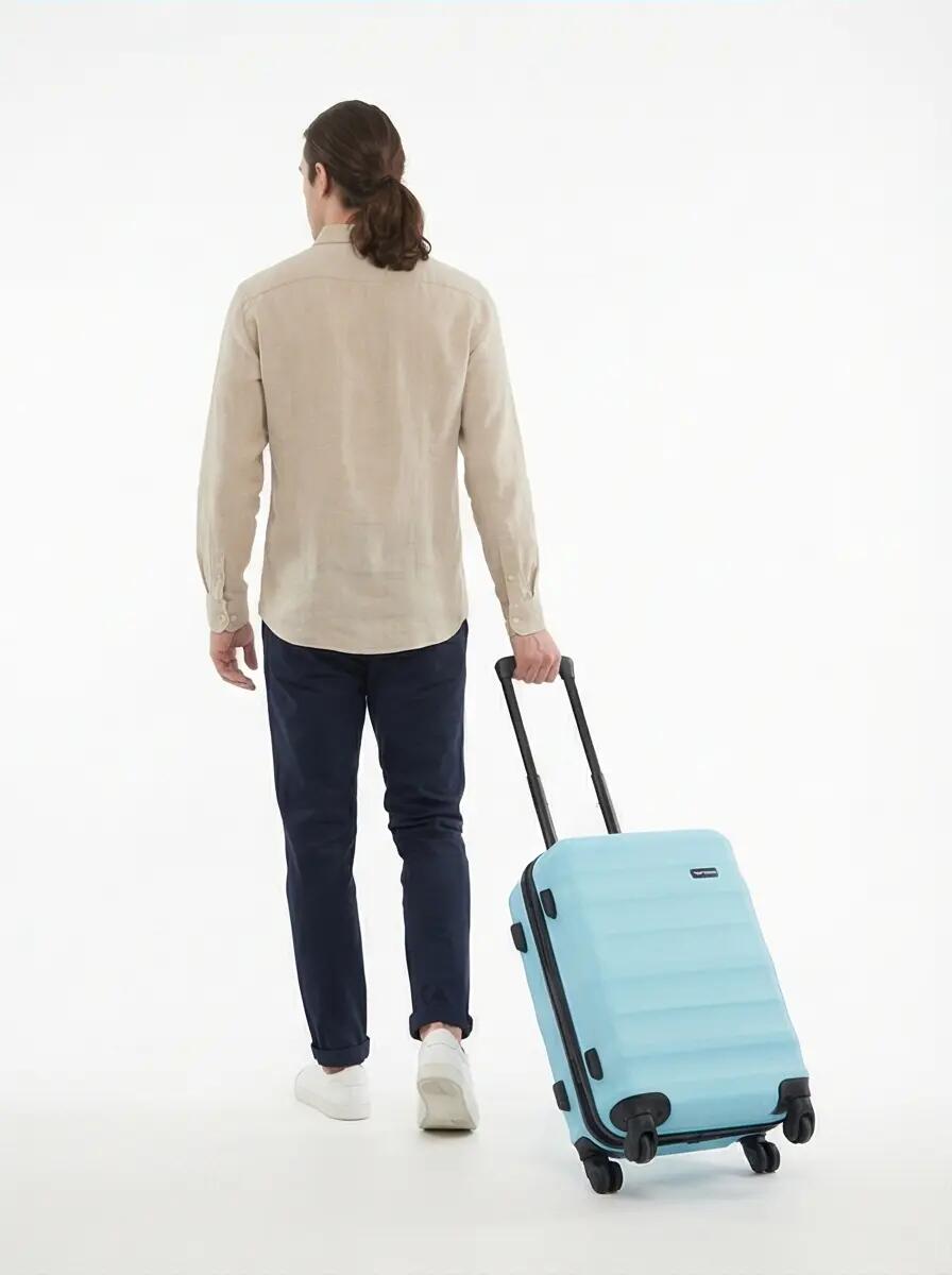 Valise cabine WINGS ABS+ VULTURE 20" Bleu clair 2/10
