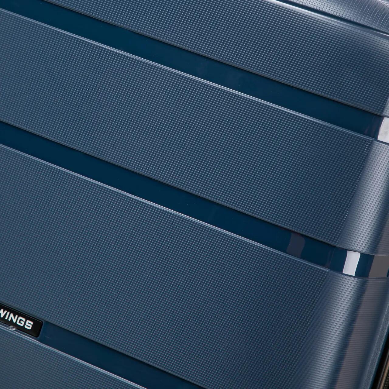 Valise cabine Wings HAWFINCH 3.0 polypropylène 20" BLEU 9/10