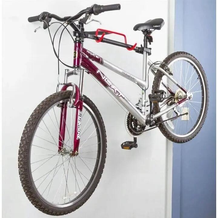 Système de rangement support mural 2 crochets porte-vélos max. 30 kg 6/8