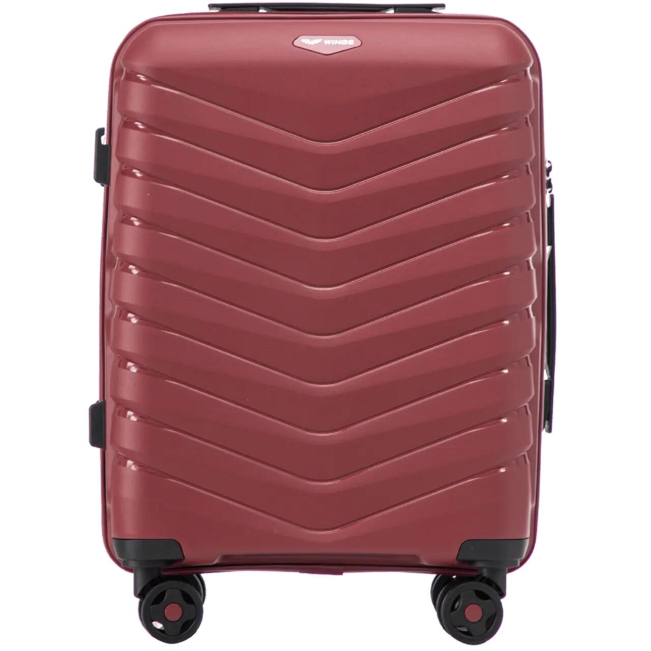 Valise cabine Wings PHOENIX en polypropylène 20" rouge bordeaux 4/10