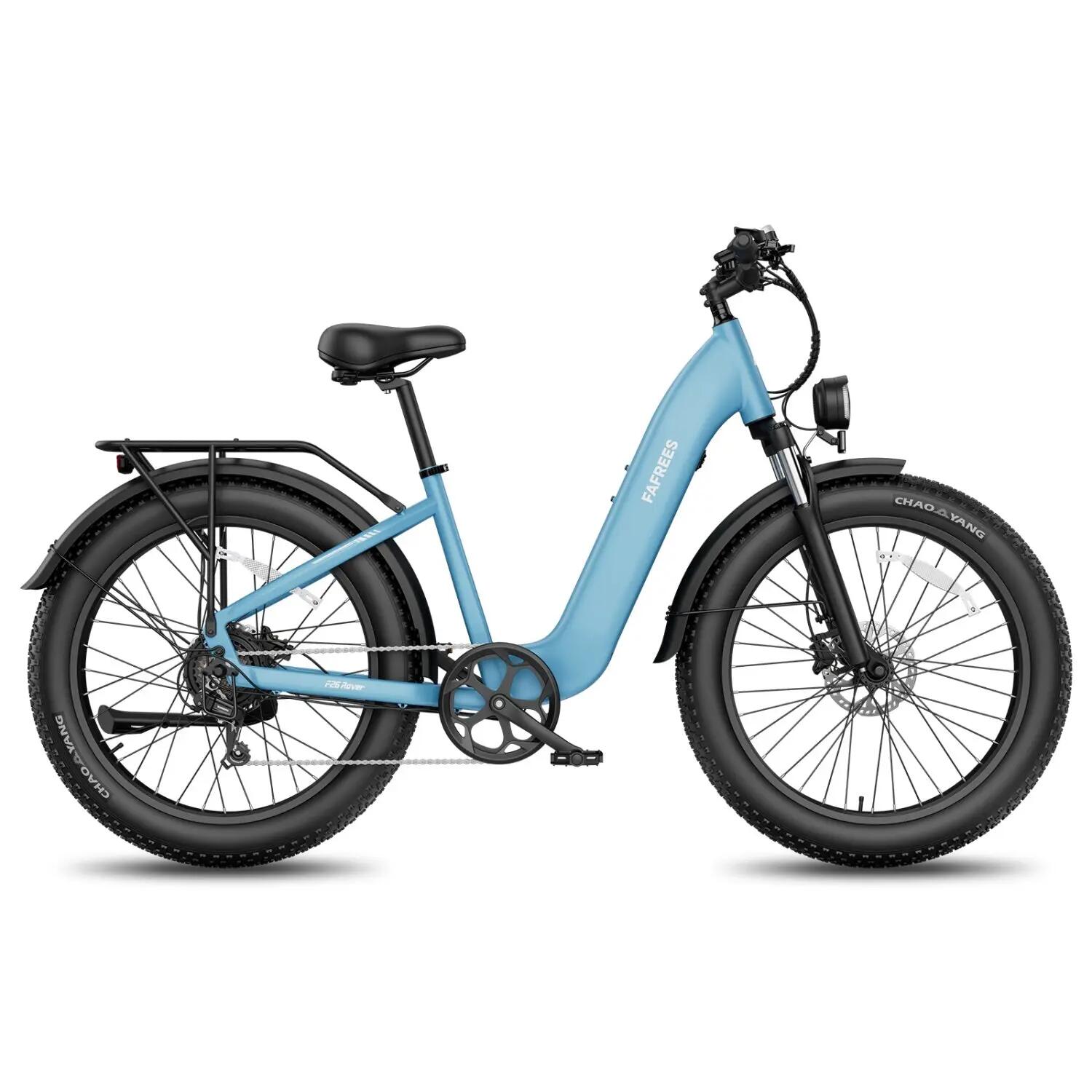 Bici elettrica FAFREES F26 ROVER 48V20Ah 70-95km 26x4.0" Colore Blu 4/5
