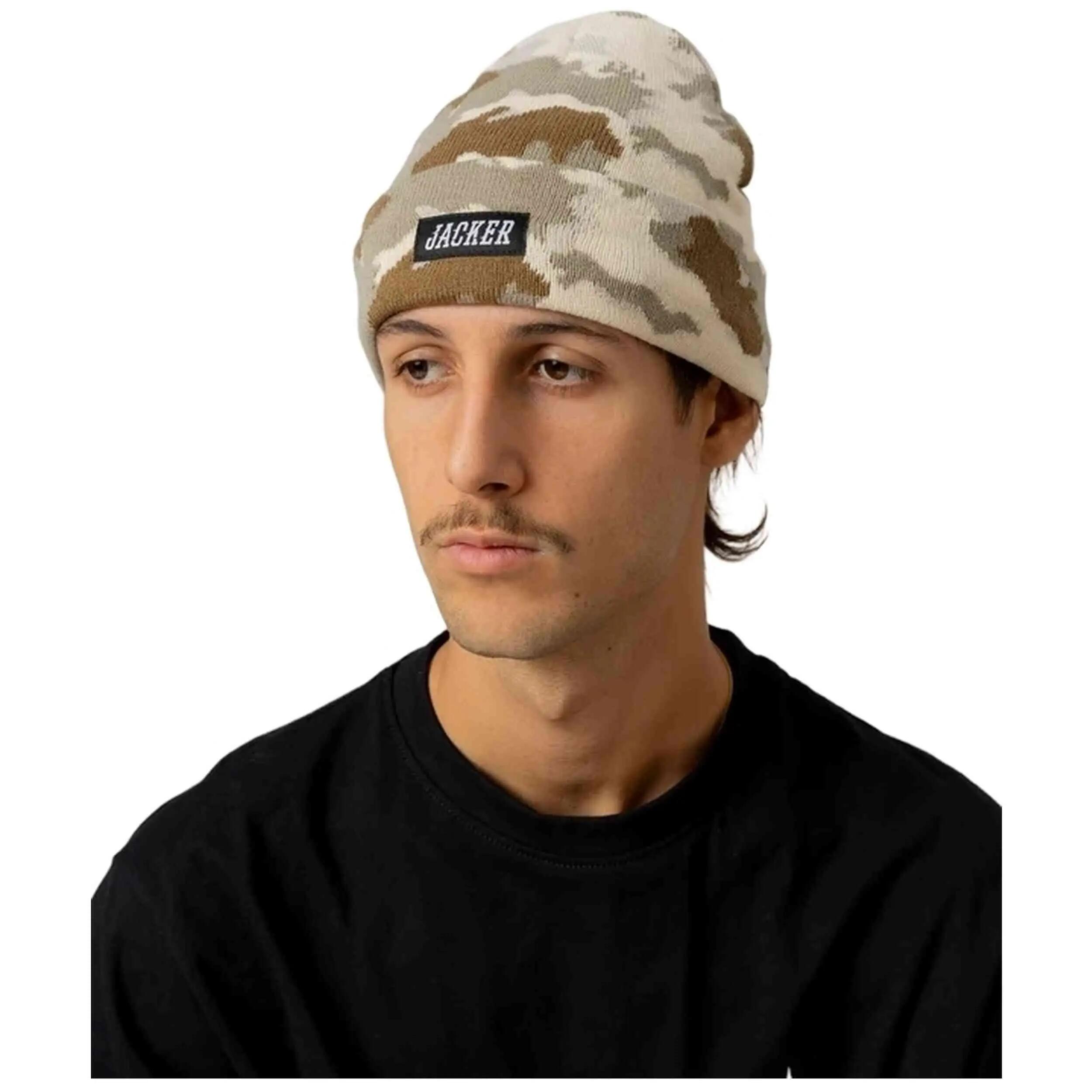 Gorro de lã Jacker modelo Orgia Dessert Camo para unissex 2/3