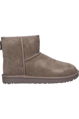 Schoenen - dames - classic mini ii - nubuck - smoke plum