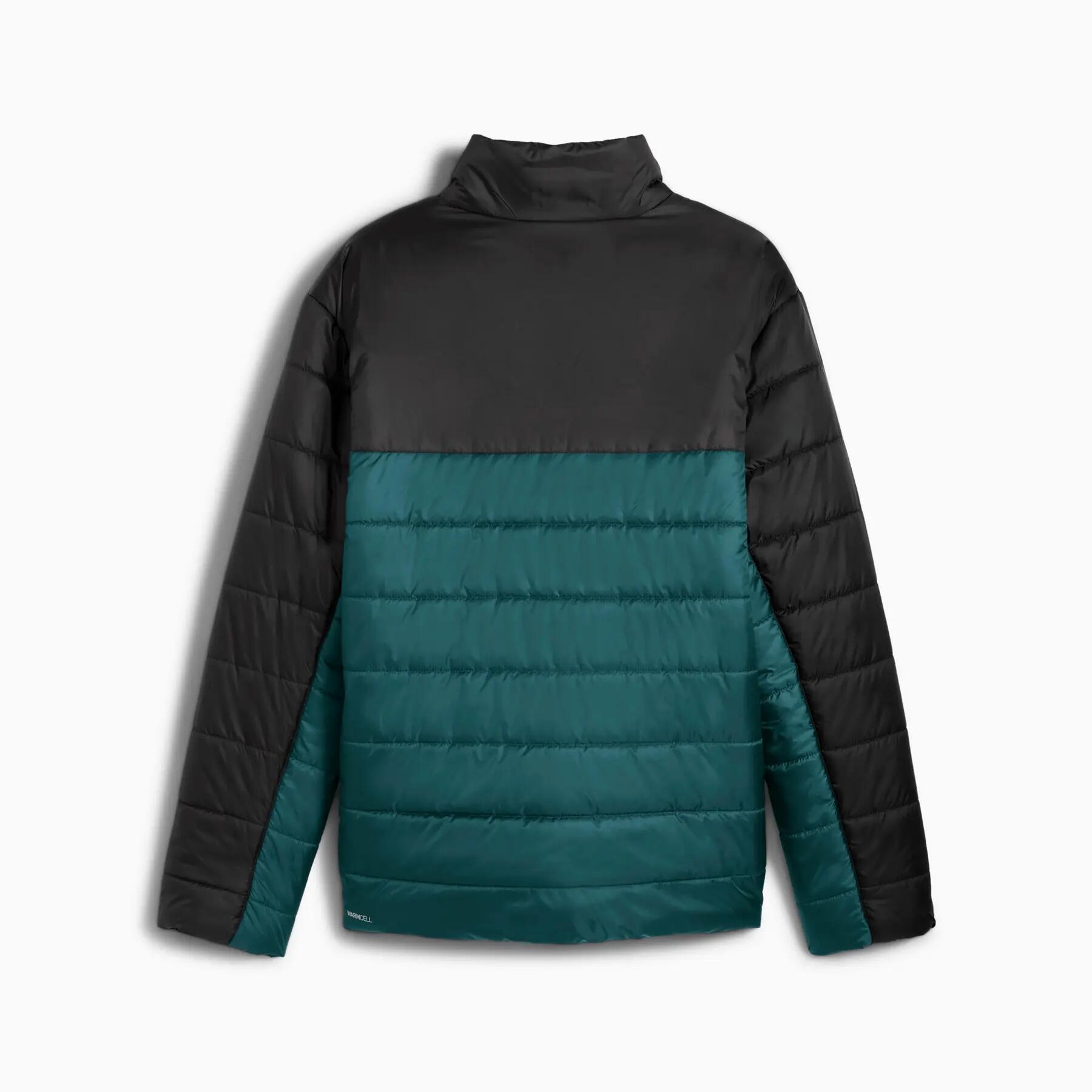 Jaqueta masculina Puma ESS PADDED com enchimento de plumas, verde, 68521075 r S 2/2